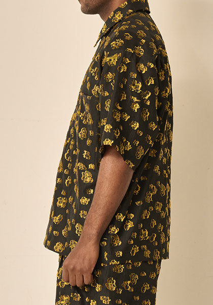 KELEN ケレン | FLOWER CUT JACQUARD SHIRT