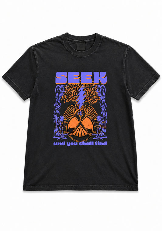 DEGARASHI × SEEK PEACE EYE TEE
