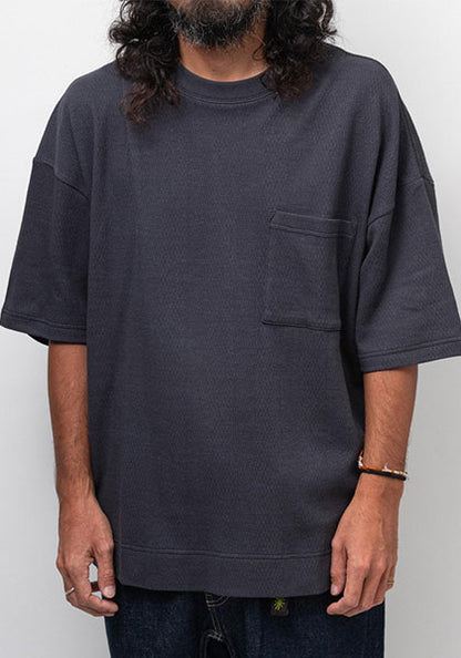 GOHEMP ゴーヘンプ | WIDE SLIT TEE カラー:DUST BLACK