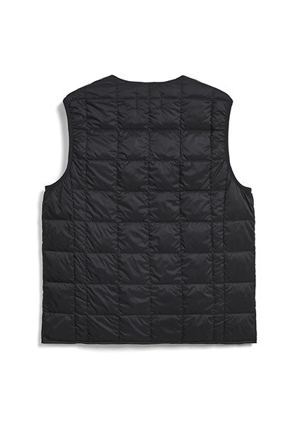 TAION 体温 ベーシック Vネックボタン インナーダウンベスト カラー:ブラック