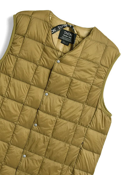 TAION 体温 ベーシック Vネックボタン インナーダウンベスト SEEK 札幌