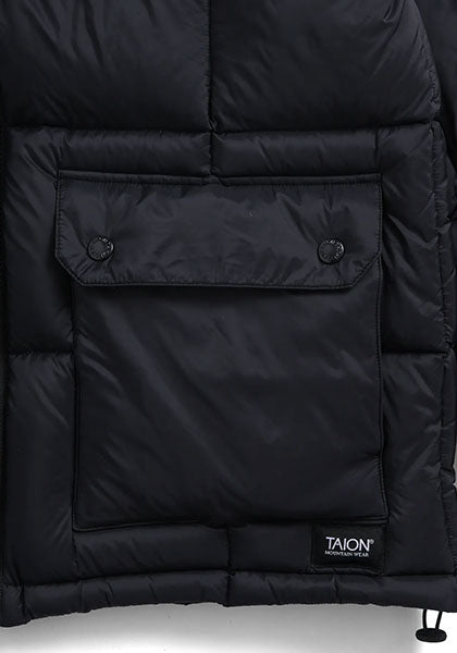 TAION 体温 マウンテン パッカブル ボリュームダウンコート