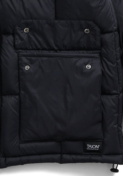 TAION 体温 マウンテン パッカブル ボリュームダウンコート