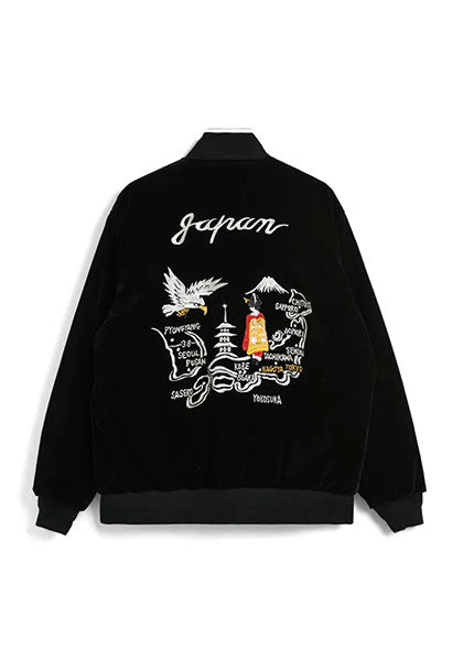 TAION 体温 ジャパンスペシャル リバーシブル スカジャン ダウン