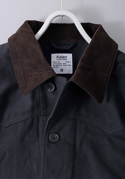 KELEN ケレン | HUNTING WORK JACKET カラー:BLACK