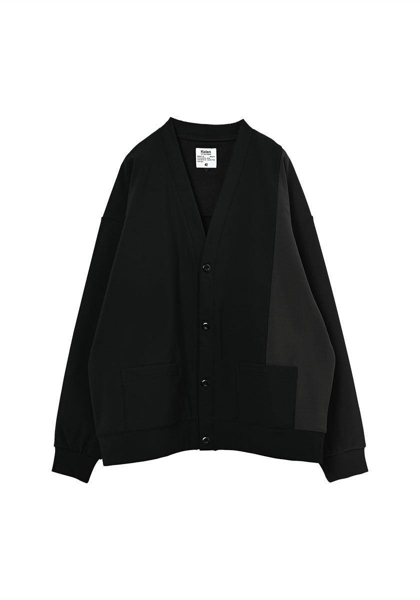 KELEN ケレン |  FLEECE LINING CARDIGAN / カーディガン [BLACK]