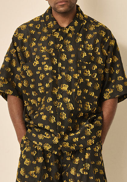 KELEN ケレン | FLOWER CUT JACQUARD SHIRT