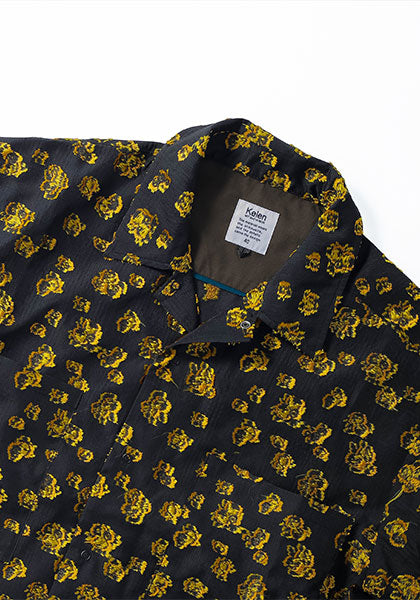KELEN ケレン | FLOWER CUT JACQUARD SHIRT