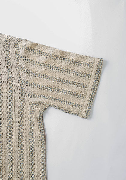 KELEN ケレン |  LACE KNIT SHIRT カラー : BEIGE