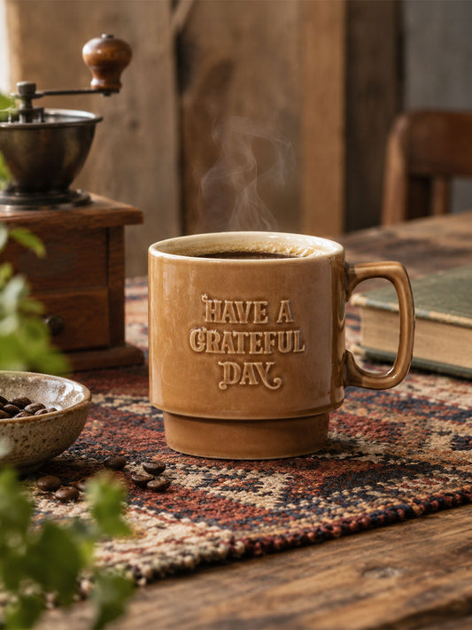 HAVE A GRATEFUL DAY ハブ ア グレイトフル デイ | VINTAGE MUG CUP