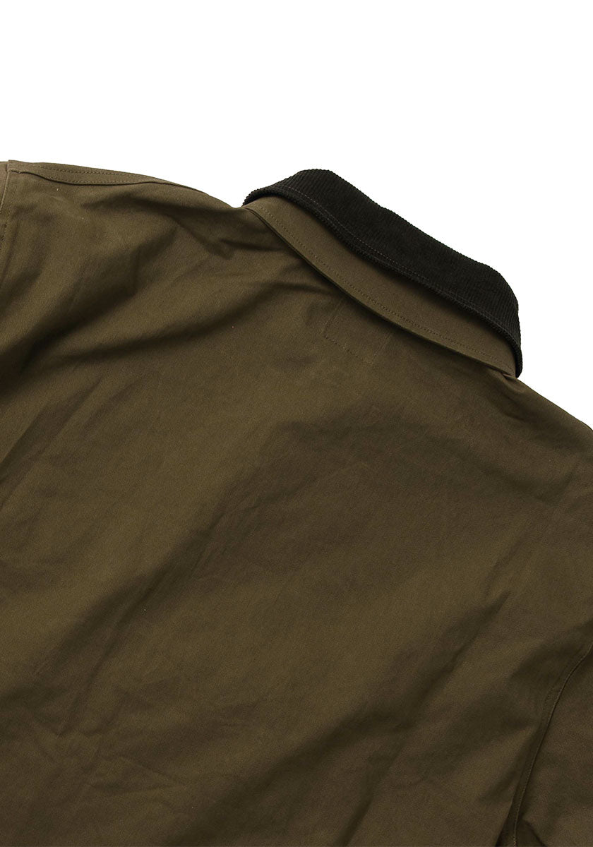 KELEN ケレン | LAYERED COLLAR HUNTING JACKET / ワークジャケット [OLIVE]