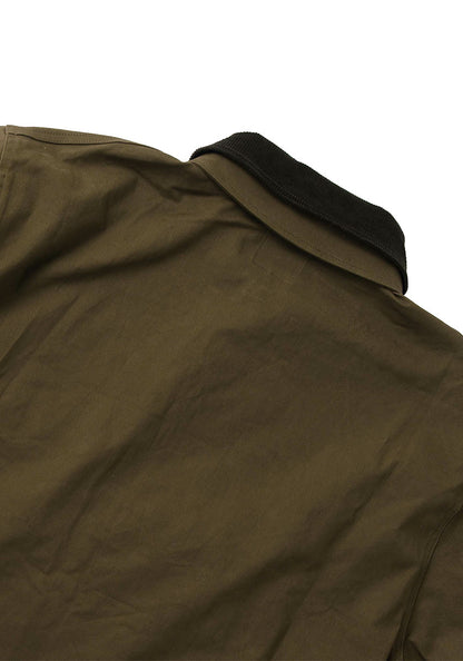 KELEN ケレン | LAYERED COLLAR HUNTING JACKET / ワークジャケット [OLIVE]