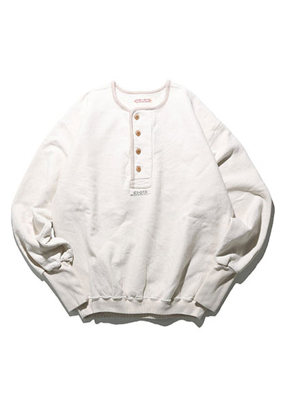 GYPSY&SONS ジプシーアンドサンズ | 80 CLASSIC HENRY 80 クラシック ヘンリーネック スウェット カラー：アイボリー