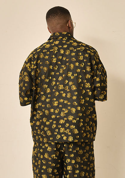 KELEN ケレン | FLOWER CUT JACQUARD SHIRT