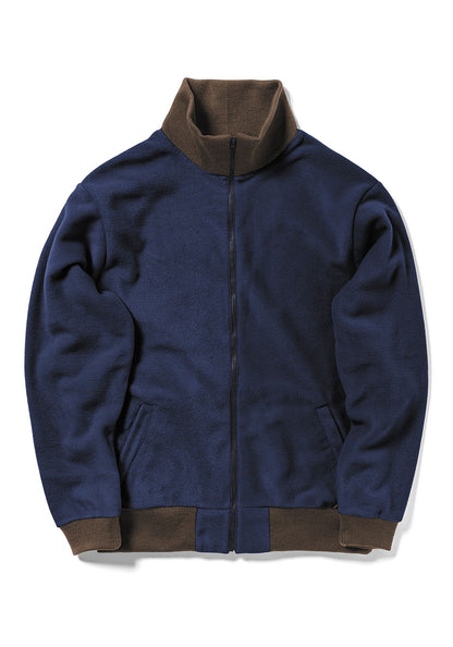 GREEN CLOTHING グリーンクロージング STAND JACKET｜フリーススタンドジャケット [NAVY]