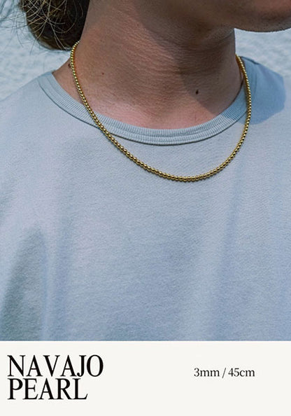 Indian Jewelry (インディアン ジュエリー) 14K GF NAVAJO PEARLS NECKLACE ナバホパールネックレス