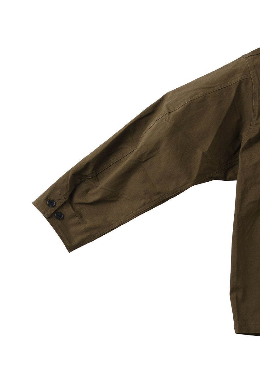 KELEN ケレン | LAYERED COLLAR HUNTING JACKET / ワークジャケット [OLIVE]