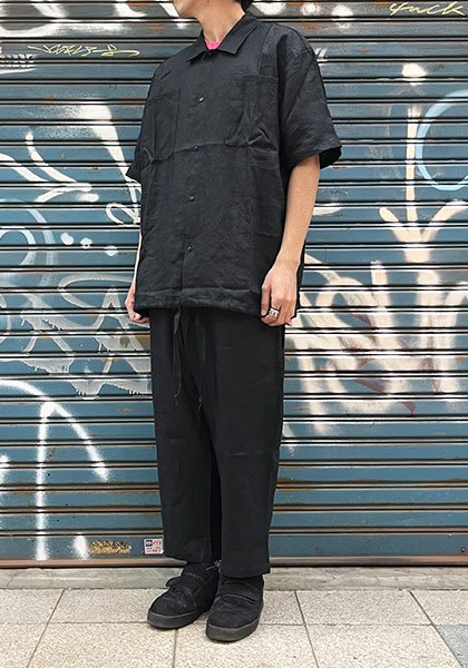 VOIRY ヴォイリー | SUNDAY PANTS LINEN カラー:BLACK