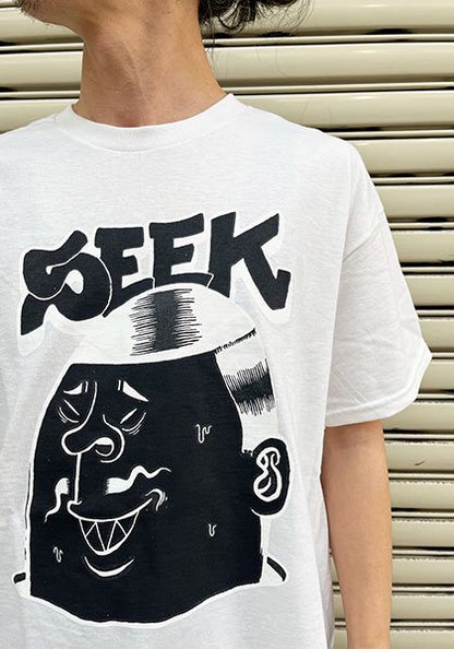 ESOW×SEEK FACE TEE カラー:ホワイト