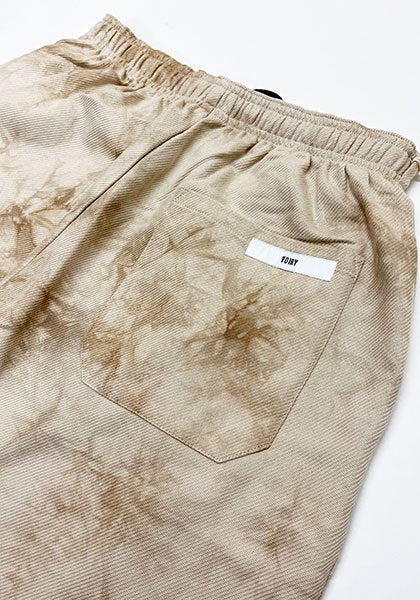 VOIRY ヴォイリー | SUNDAY PANTS UNEVEN DYEING カラー :BEIGE