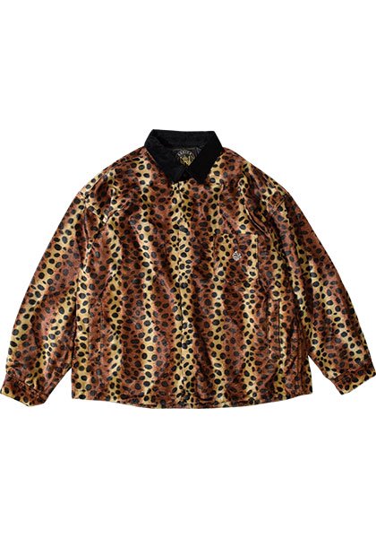 ALDIES | Beast Wide Coach Jacket Color: Leopard