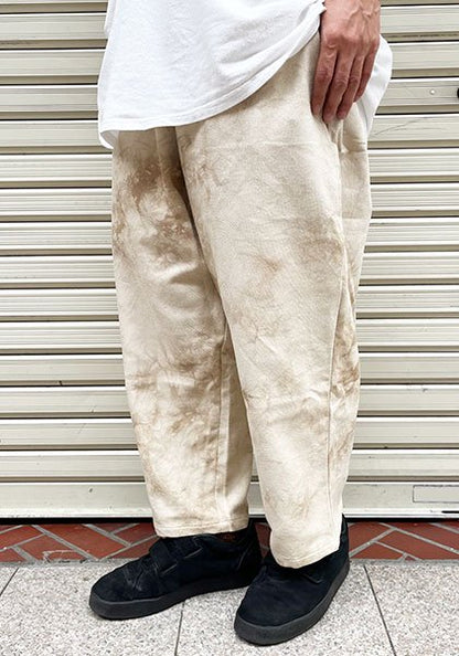 VOIRY ヴォイリー | SUNDAY PANTS UNEVEN DYEING カラー :BEIGE