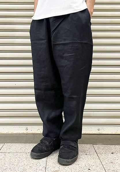 VOIRY ヴォイリー | SUNDAY PANTS LINEN カラー:BLACK