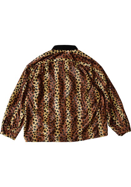 ALDIES | Beast Wide Coach Jacket Color: Leopard