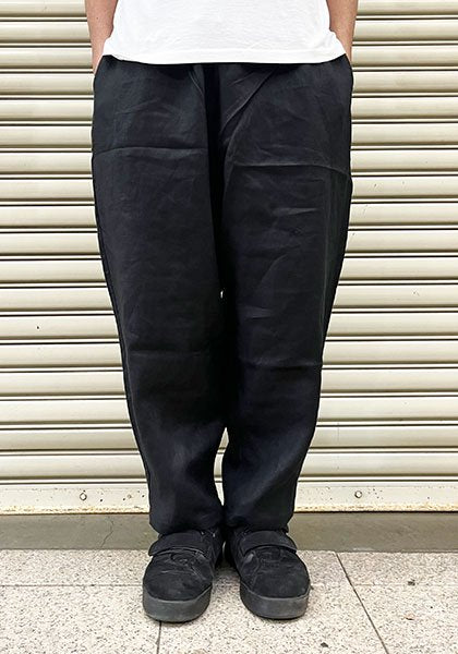 VOIRY ヴォイリー | SUNDAY PANTS LINEN カラー:BLACK