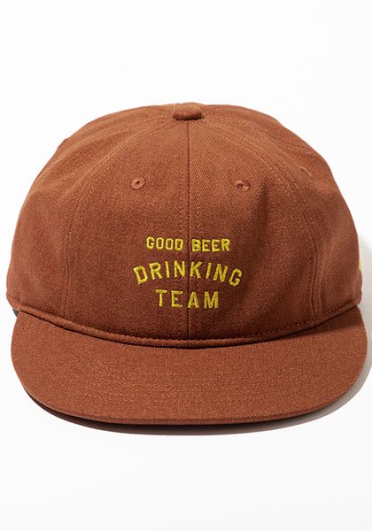TACOMA FUJI RECORDS タコマフジレコード | GOOD BEER DRINKING TEAM CAP designed by Shuntaro Watanabe カラー:ORANGE