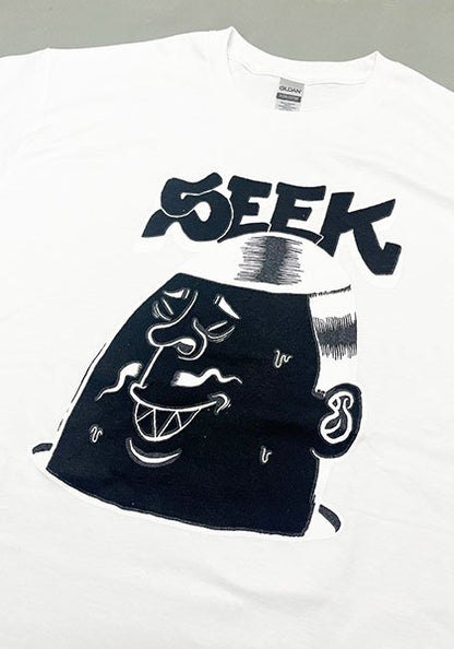 ESOW×SEEK FACE TEE カラー:ホワイト