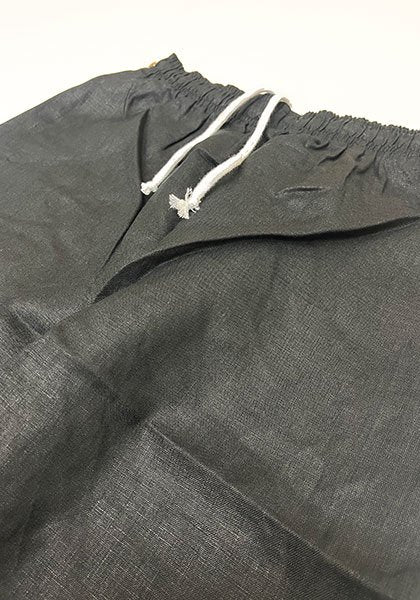 VOIRY ヴォイリー | SUNDAY PANTS LINEN カラー:BLACK