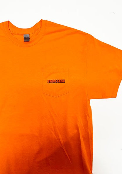 RAGELOW×STORESEEK POCKET TEE Color: Orange