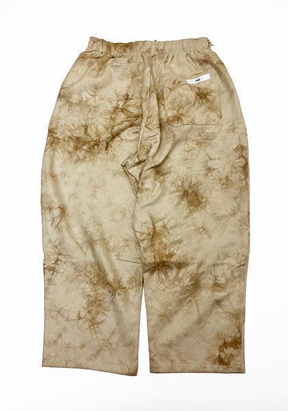 VOIRY ヴォイリー | SUNDAY PANTS UNEVEN DYEING カラー :BEIGE