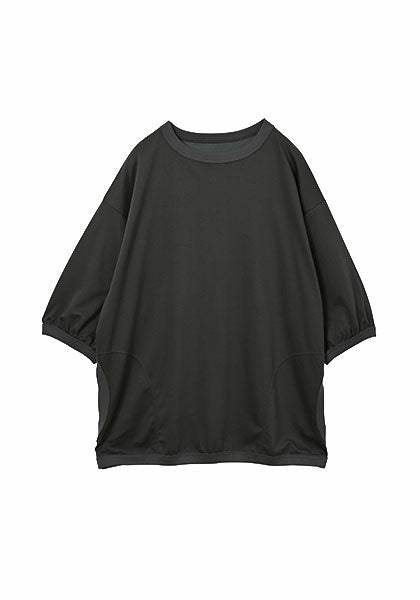 KELEN ケレン | SIDE POCKET SWEAT TEE カラー : CHARCOAL