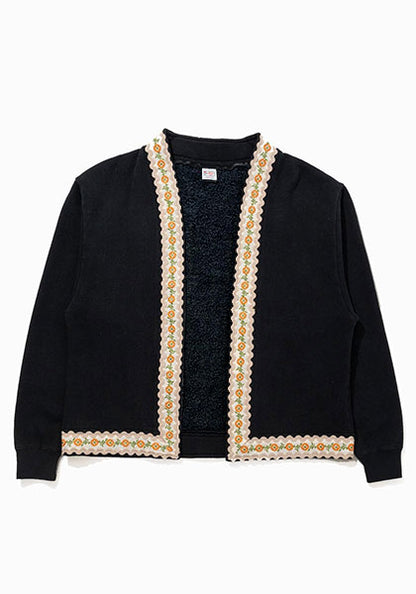 HAVE A GRATEFUL DAY ハブ ア グレイトフル デイ | NOBUTTON CARDIGAN カラー:BLACK