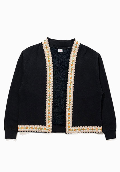 HAVE A GRATEFUL DAY ハブ ア グレイトフル デイ | NOBUTTON CARDIGAN カラー:BLACK