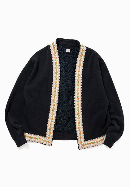 HAVE A GRATEFUL DAY ハブ ア グレイトフル デイ | NOBUTTON CARDIGAN カラー:BLACK