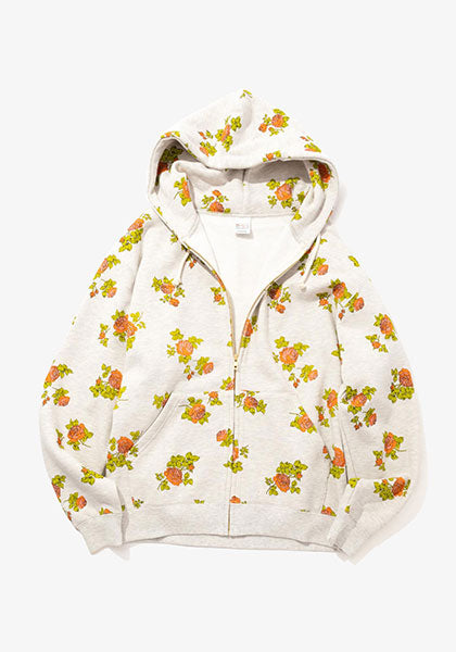 HAVE A GRATEFUL DAY ハブ ア グレイトフル デイ | ZIP UP HOODIE SWEATSHIRT -ROSE-