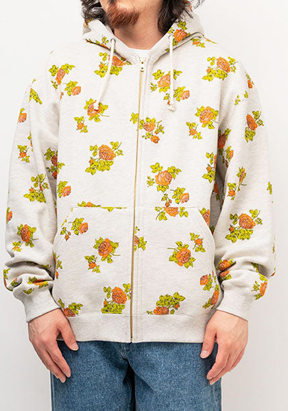 HAVE A GRATEFUL DAY ハブ ア グレイトフル デイ | ZIP UP HOODIE SWEATSHIRT -ROSE-