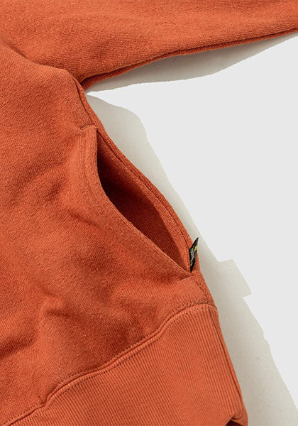 GOHEMP ゴーヘンプ | HEMP CREW SWEAT / クルースウェット カラー:ORANGE RUST