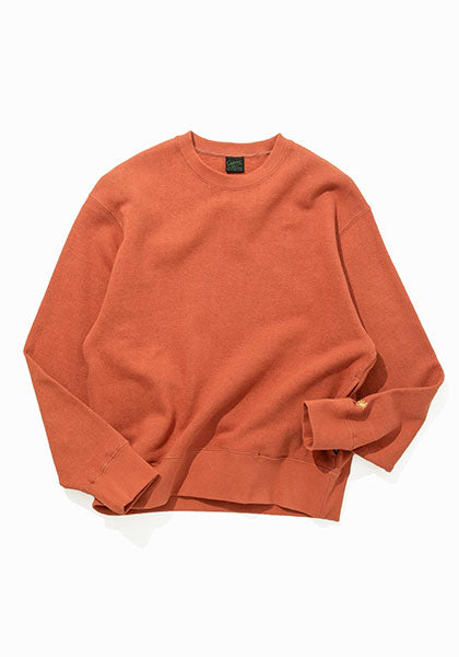 GOHEMP ゴーヘンプ | HEMP CREW SWEAT / クルースウェット カラー:ORANGE RUST