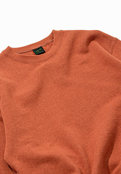 GOHEMP ゴーヘンプ | HEMP CREW SWEAT / クルースウェット カラー:ORANGE RUST