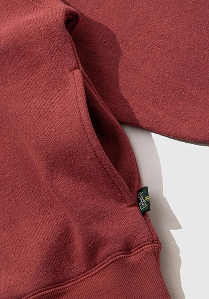 GOHEMP ゴーヘンプ | HEMP CREW SWEAT / クルースウェット カラー:ROSE WOOD