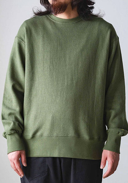 GOHEMP ゴーヘンプ | HEMP CREW SWEAT / クルースウェット カラー:MOSS GREEN