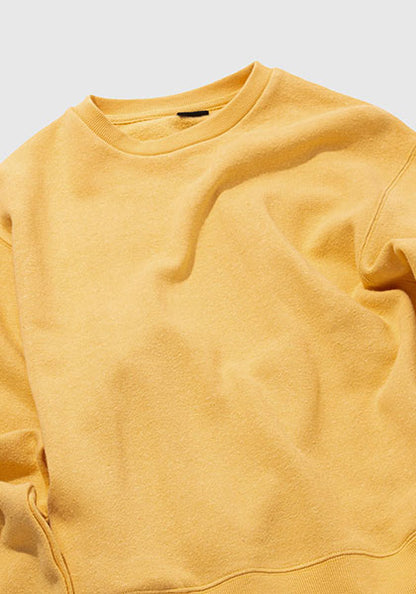 GOHEMP ゴーヘンプ | HEMP CREW SWEAT / クルースウェット カラー:MIMOSA YELLOW