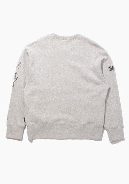 GOHEMP ゴーヘンプ | GREEN CREW SWEAT カラー:ASH HEATHER