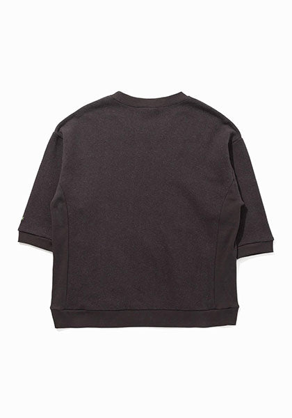 GOHEMP ゴーヘンプ | THREE QUARTER SL CREW / 7部袖スウェット カラー:GUNMETAL GRAY