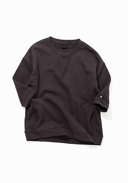 GOHEMP ゴーヘンプ | THREE QUARTER SL CREW / 7部袖スウェット カラー:GUNMETAL GRAY