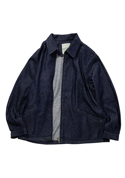 GOHEMP ゴーヘンプ | SOLID JAPA JAN / フロントジップデニムジャケット カラー:ONE WASH